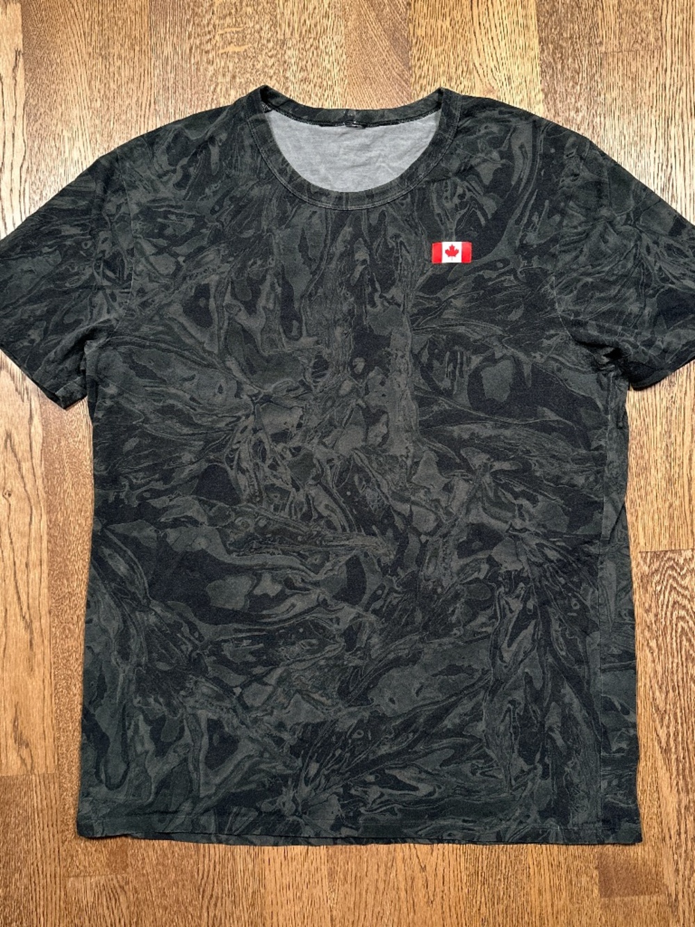 Lululemon Team Canada Olympics The Fundamental Gray S/S T Shirt Mens Large